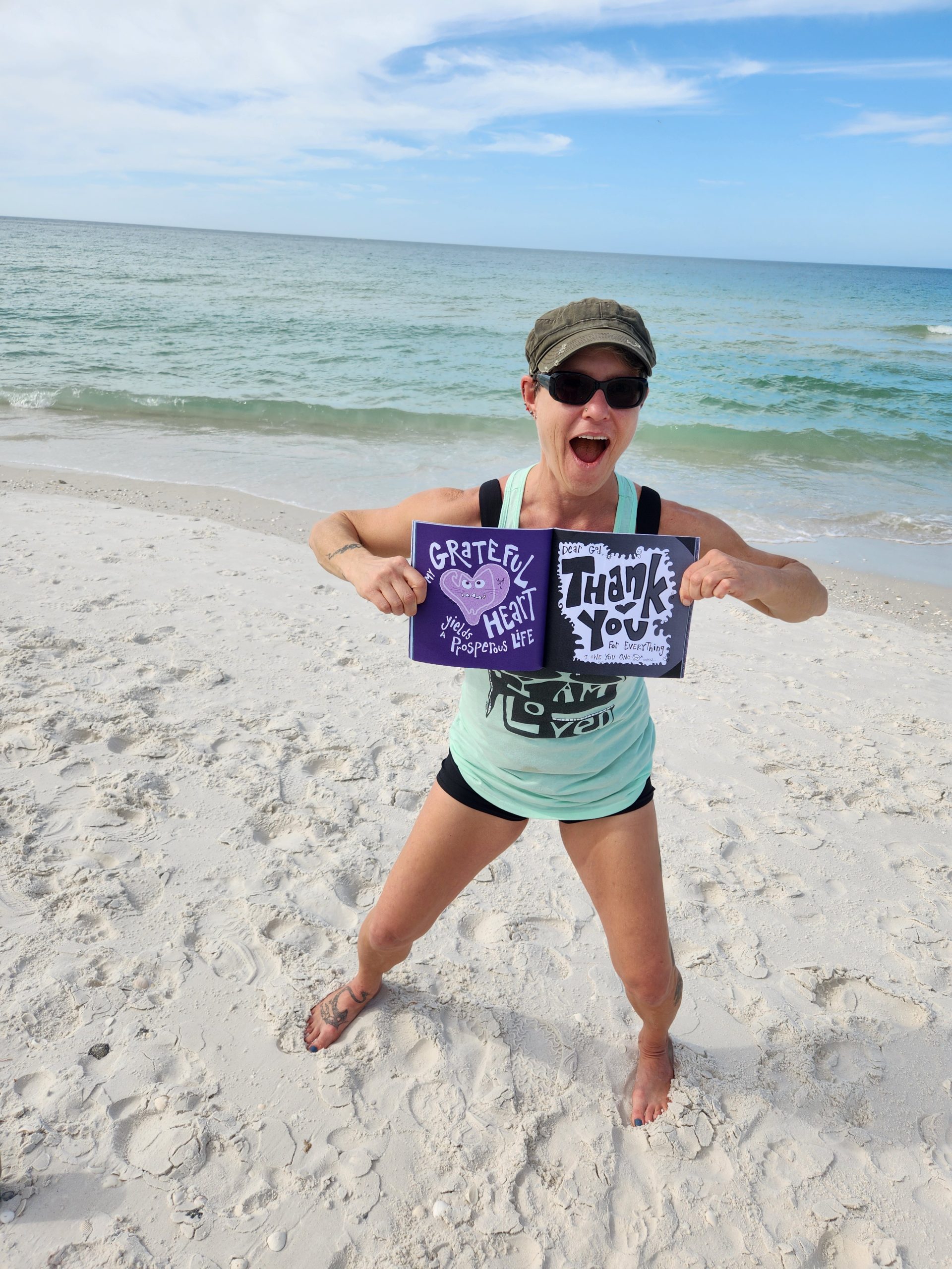 illustration artist ryn gargulinski with illustrated affirmations book